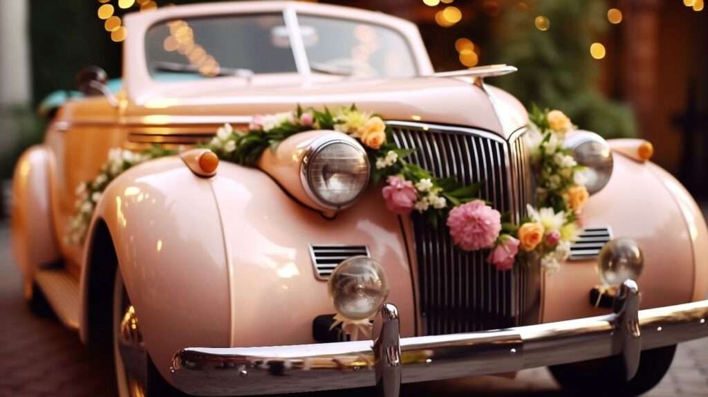 decorated luxury car