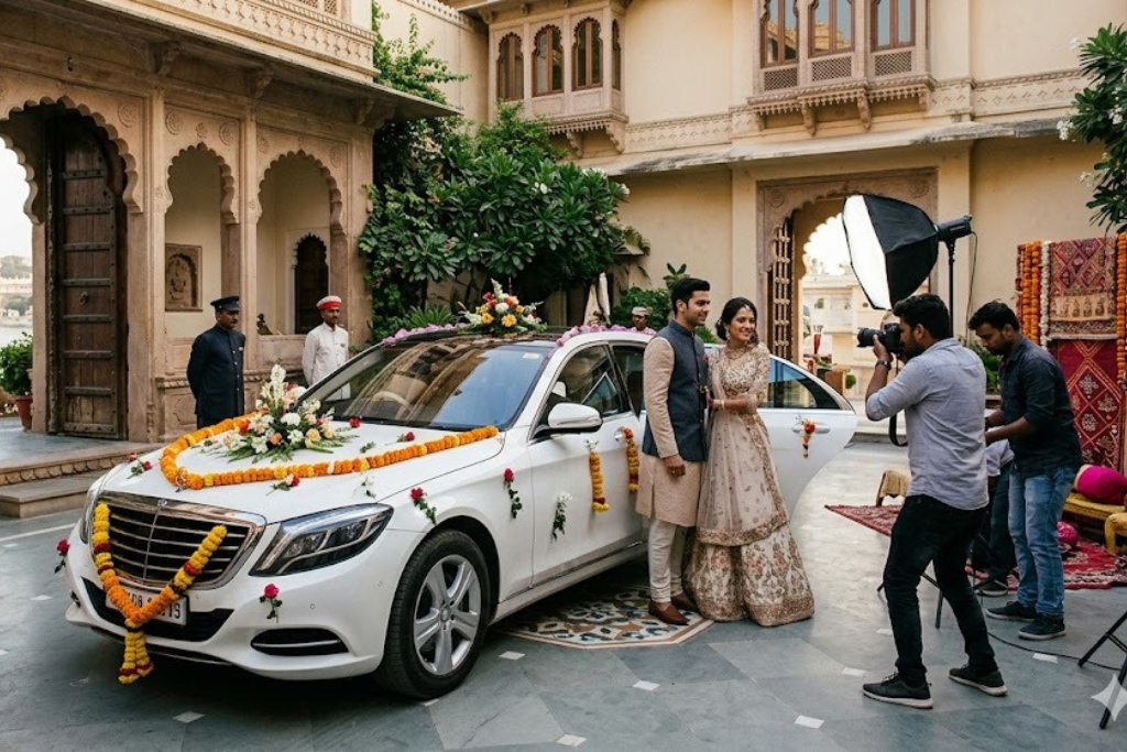 Luxury Cars for Pre Wedding Shoots