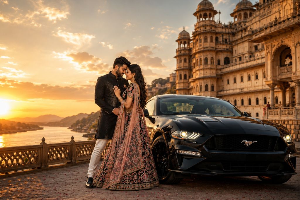 Luxury Cars for Pre-Wedding Shoots