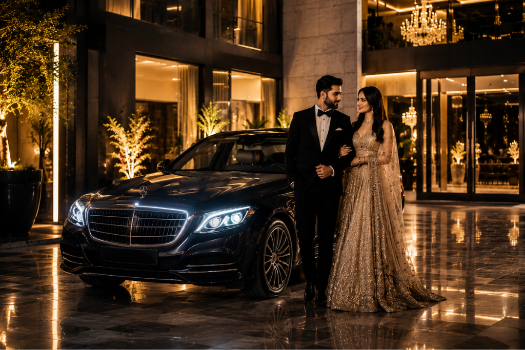 How to Create a Vintage, Royal, or Modern Look with a Luxury Car